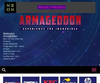 Armageddonexpo.com(Armageddon Expo) Screenshot