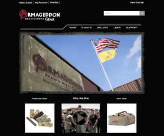 Armageddongear.com(Armageddon Gear) Screenshot
