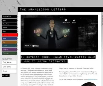 Armageddonletters.com(The Armageddon Letters) Screenshot