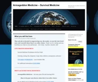 Armageddonmedicine.net(Armageddon Medicine) Screenshot