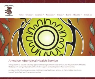 Armajun.org.au(Armajun Aboriginal Health Service) Screenshot