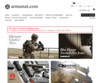 Armamat.com(Military Supply) Screenshot