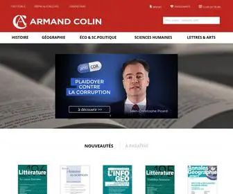 Armand-Colin.com(Armand Colin) Screenshot