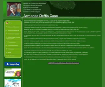 Armandodeffis.com.mx(Armando Deffis Caso) Screenshot