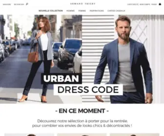 Armandthiery.fr(Découvrez nos collections exclusives de vêtements prêt) Screenshot