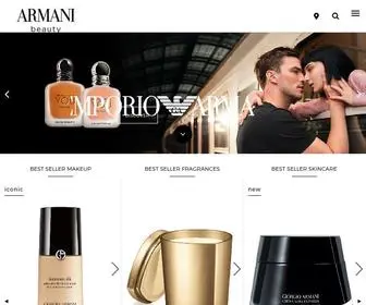 Armanibeauty.com(Armani beauty) Screenshot