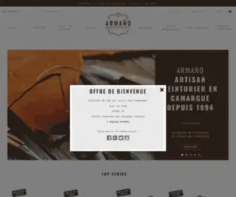 Armano.fr(Boucles de ceinture officiel) Screenshot