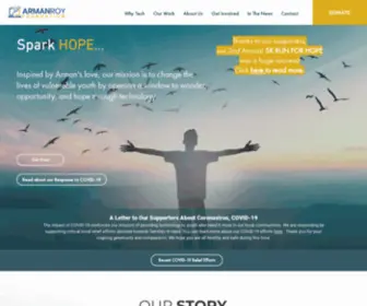 Armanroy.org(The Arman Roy Foundation’s work) Screenshot