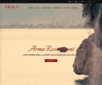 Armarestaurant.com.tr(ARMA RESTAURANT) Screenshot