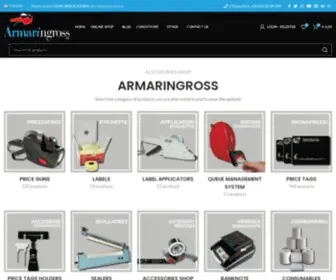 Armaringross.com(E-Commerce Accessori per Negozi) Screenshot