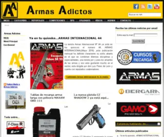 Armasadictos.com(armasadictos) Screenshot