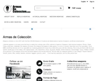 Armasdecoleccion.com(Tienda de armas) Screenshot