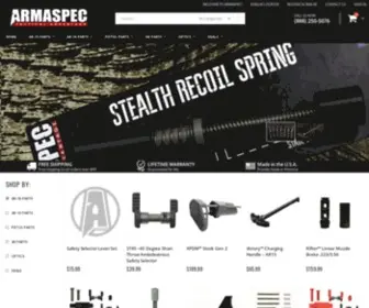 Armaspec.com(Gun Parts & Accessories) Screenshot
