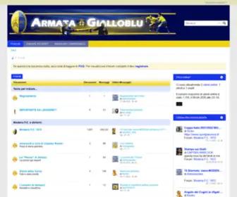 Armatagialloblu.net(Armatagialloblu) Screenshot