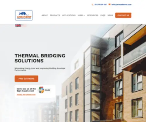 Armatherm.co.uk(Thermal Bridging Solutions) Screenshot