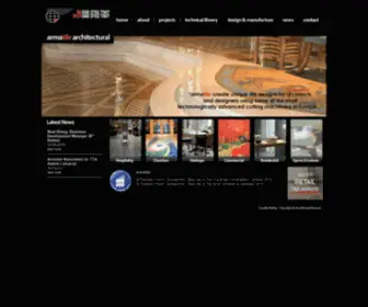 Armatilearchitectural.com(Architectural tile design for large projects) Screenshot