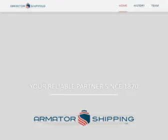 Armatorshipping.com(Armator Shipping) Screenshot