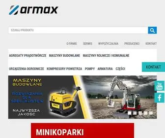 Armax.com.pl(Agregaty prądotwórcze) Screenshot