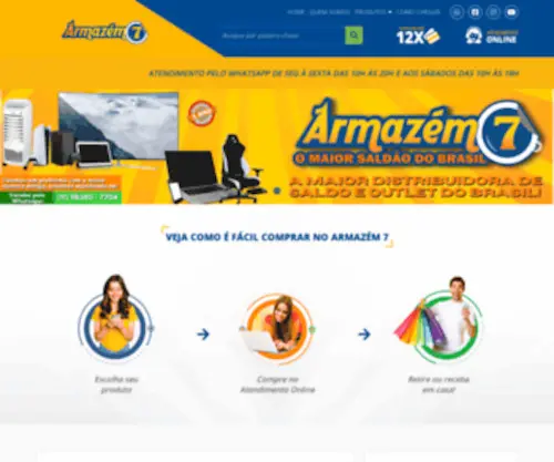 Armazem7.com.br(Armazém7) Screenshot