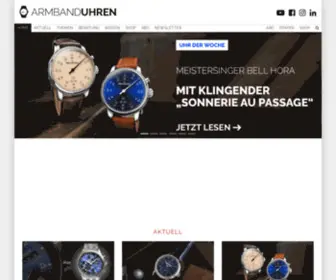 Armbanduhren-Online.de(Das Magazin) Screenshot