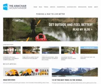 Armchairmountaineer.com(The Armchair Mountaineer) Screenshot