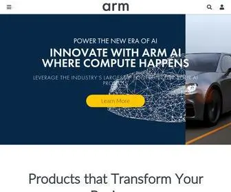 ARM.com(Arm®) Screenshot