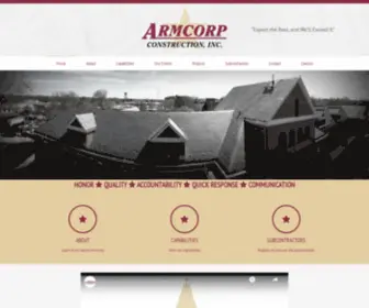 Armcorpinc.com(Armcorp Construction) Screenshot