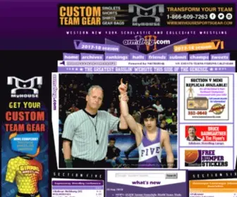 Armdrag.com(Western New York Scholastic and Collegiate Wrestling) Screenshot