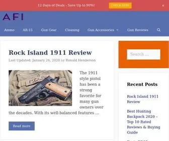 Armedforces-INT.com(Armed Forces International) Screenshot