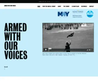 Armedwithourvoices.org(Armed with Our Voices) Screenshot