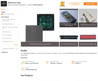 Armelectrotrade.com(ARM Electro Trade) Screenshot