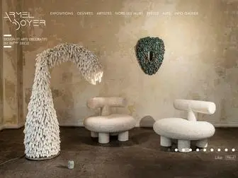 Armelsoyer.com(Galerie Armel Soyer : Design & Arts décoratifs du XXI°S) Screenshot