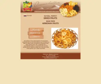 Armeniandriedfruit.com(Fruit Food) Screenshot