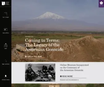 Armeniangenocidemuseum.org(AGMA) Screenshot