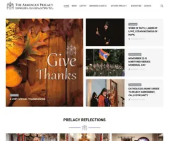 Armenianprelacy.org(Armenian Prelacy) Screenshot