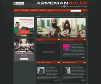 Armenianpulse.com(Armenian Pulse Radio & Entertainment) Screenshot