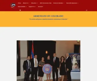 Armeniansofcolorado.org(ARMENIANS OF COLORADO) Screenshot