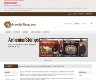 Armenianstamps.com(Armenian Stamps) Screenshot