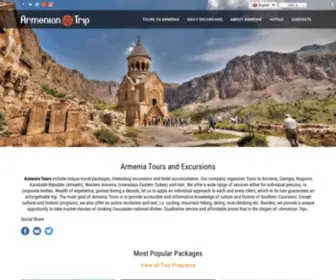 Armeniantrip.com(Armenia Tours and Excursions at affordable prices) Screenshot