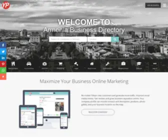 Armeniayp.com(Armenia Business Directory) Screenshot