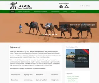 Armentours.com(My CMS) Screenshot