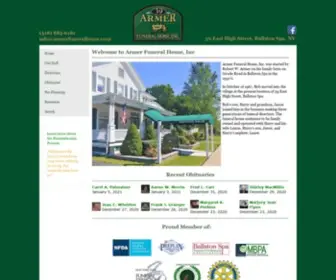 Armerfuneralhome.com(Armer Funeral Home) Screenshot