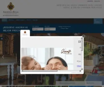 Armeriarealhotel.com(Hotel GHL Collection Armería Real) Screenshot