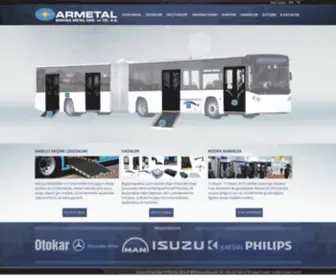 Armetal.com.tr(Aydınlatma yan sanayi) Screenshot