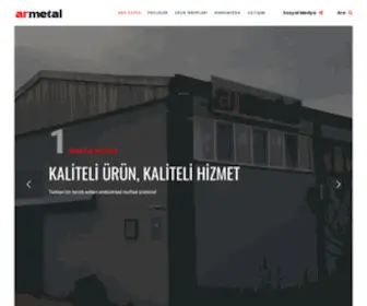Armetalmutfak.com(Armetal) Screenshot