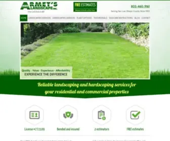 Armetslandscape.com(Armet's Landscape) Screenshot