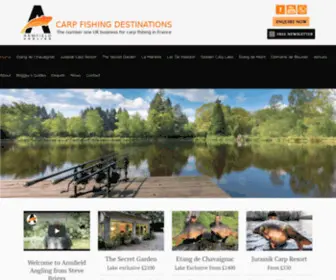 Armfieldangling.com(French Carp Fishing Holidays in France with Armfield Angling) Screenshot