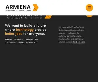 Armiena.com(Armiena Group) Screenshot