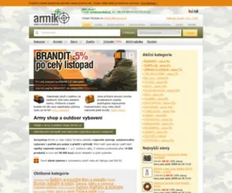 Armik.cz(Outdoor vybavení) Screenshot