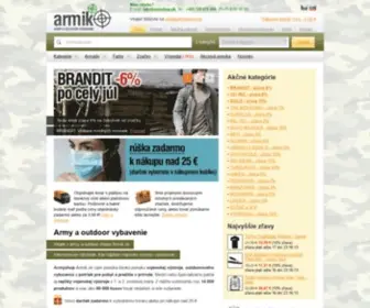 Armik.sk(Armyshop a outdoor) Screenshot